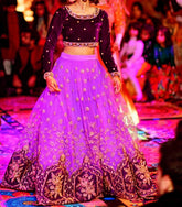 MEENA 3 PIECE STITCHED LEHNGA SUIT