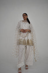 NOOR-E-ZAR 3 PIECE STITCHED FROCK FARSHI SUIT