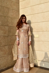 SUNAIRI 3 PIECE NIKKAH BRIDAL STITCHED SHARARA SUIT