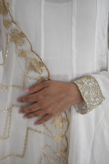 NOOR-E-ZAR 3 PIECE STITCHED FROCK FARSHI SUIT