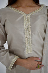 MEHERBANO 3 PIECE FARSHI GARARA STITCHED SUIT