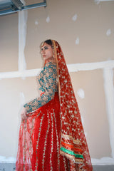 PARO 3 PIECE STITCHED LEHNGA SUIT