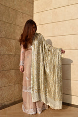 SUNAIRI 3 PIECE NIKKAH BRIDAL STITCHED SHARARA SUIT