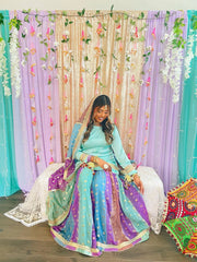 RANG-REZA 3 PIECE STITCHED GHARARA SUIT