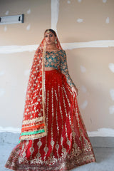PARO 3 PIECE STITCHED LEHNGA SUIT