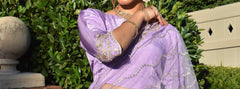 ETHEREAL EMBELISHED LAVENDAR SAREE