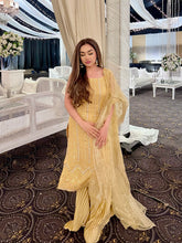 ZAR SHEESHA 3 PIECE STITCHED SHARARA SUIT