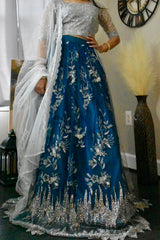 NEELA 3 PIECE STITCHED LEHNGA