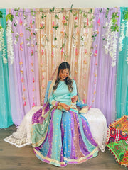 RANG-REZA 3 PIECE STITCHED GHARARA SUIT