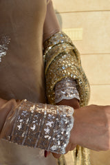 SUNAIRI 3 PIECE NIKKAH BRIDAL STITCHED SHARARA SUIT