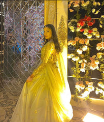 MINT 3 PIECE STITCHED LEHENGA SUIT