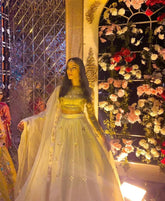 MINT 3 PIECE STITCHED LEHENGA SUIT