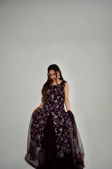 RANG-E-AMETHYST 3 PIECE LEHNGA STITCHED SUIT