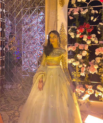 MINT 3 PIECE STITCHED LEHENGA SUIT