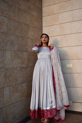 RAHEELA 3 PIECE STITCHED PISHWAS