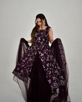 RANG-E-AMETHYST 3 PIECE LEHNGA STITCHED SUIT