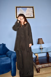3 PIECE FARSHI SHALWAR FULL SLEEVE SUIT