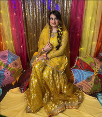 SUNSHINE RADIANCE DHOLKI 3 PIECE GARARA SET